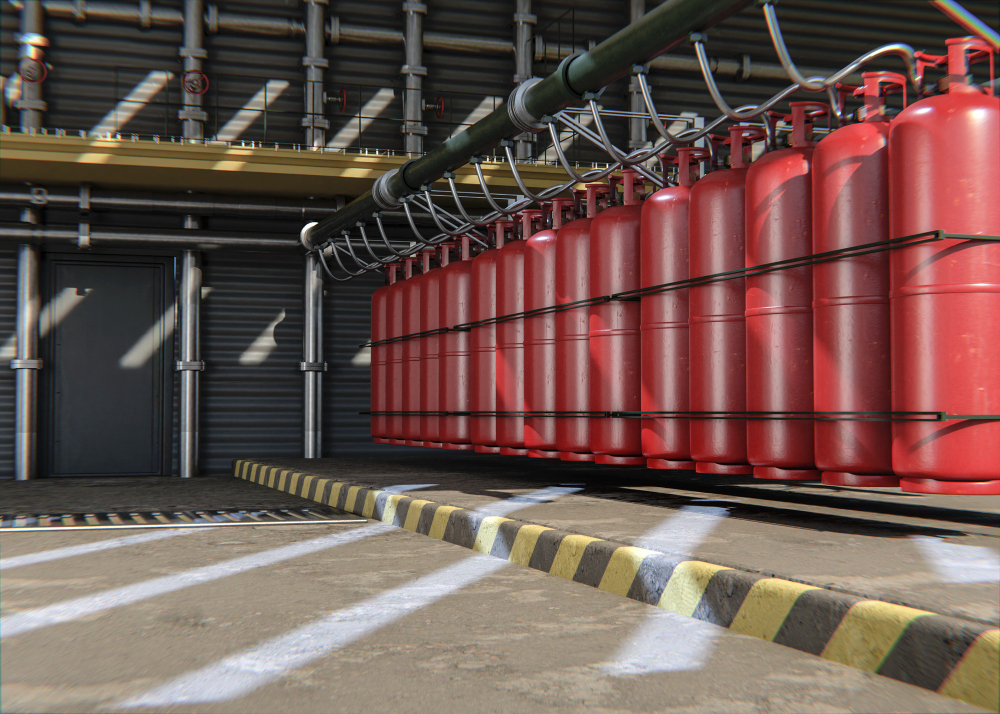 Fire gas flooding system installed by Excel Electric Co.